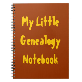 Mijn kleine genealogie Notitieboek