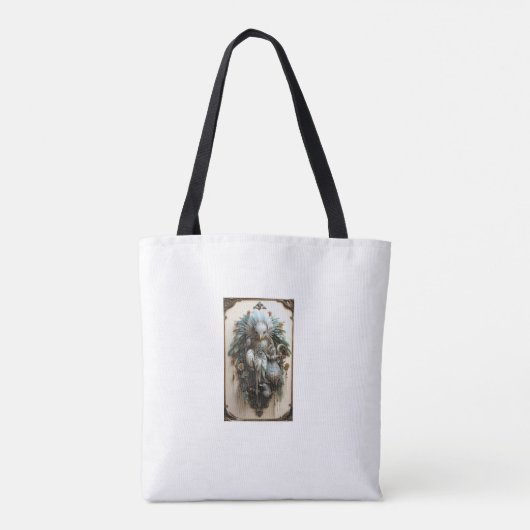 Mijn kleine hart fantasiezak tote bag (Achterkant)