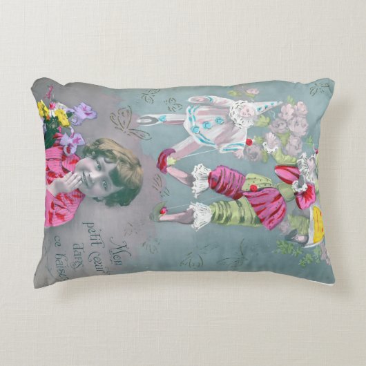 Mijn kleine hart in deze kus  accent kussen (Voorkant)