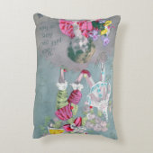 Mijn kleine hart in deze kus  accent kussen (Achterkant (Verticaal))