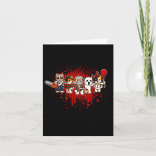 Mijn Kleine Horror Crew - Halloween Schotse Kat Kaart