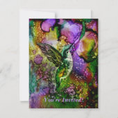 Mijn kleine Hummingbird Kaart (Voorkant)