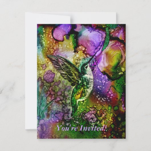 Mijn kleine Hummingbird Kaart (Voorkant)