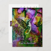 Mijn kleine Hummingbird Kaart (Voorkant / Achterkant)