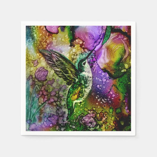 Mijn kleine Hummingbird Servet (Voorkant)