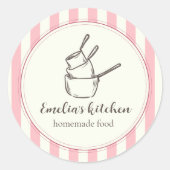 Mijn kleine keuken logo Sticker (Voorkant)