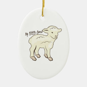 Mijn kleine Lamb Keramisch Ornament