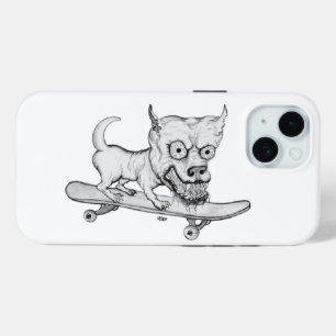 Mijn kleine Lovely Dog - potloodtekening iPhone 15 Case