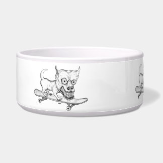 Mijn kleine Lovely Dog - potloodtekening Voerbakje