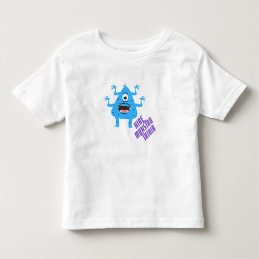 Mijn kleine monster in Baskisch, nire munstro txik Kinder Shirts (Voorkant)