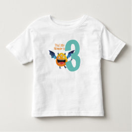 Mijn kleine monster is 3 jaar oud kinder shirts