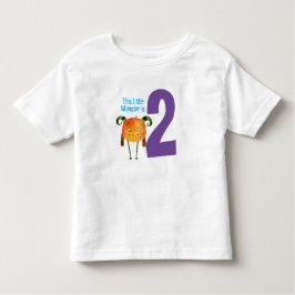 Mijn kleine monster is twee jaar oud. kinder shirts