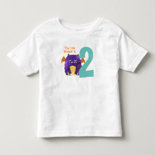 Mijn kleine monster is twee jaar oud kinder shirts
