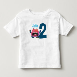 Mijn kleine monster is twee jaar oud. kinder shirts
