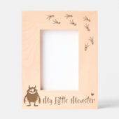 Mijn kleine monster - portret gegraveerde lijstjes (Voorkant)