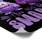 Mijn kleine monsters zijn 100 dagen slimmer Schatt Poster (Hoek)