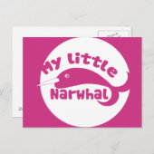 Mijn kleine Narwhal Briefkaart (Voorkant / Achterkant)