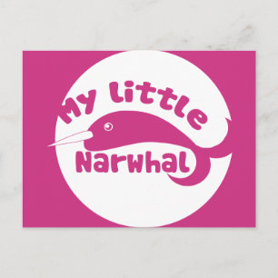 Mijn kleine Narwhal Briefkaart
