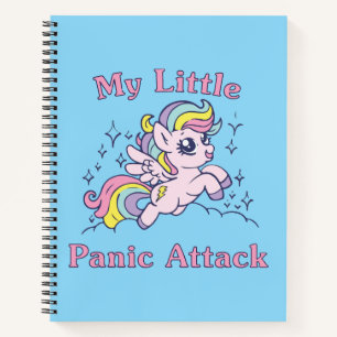 Mijn kleine paniekaanval eenhoorn notitieboek