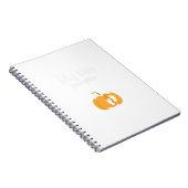 Mijn kleine pompoen Halloween zwangerschap Notitieboek (Rechterzijde)