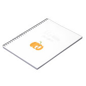 Mijn kleine pompoen Halloween zwangerschap Notitieboek (Linkerzijde)