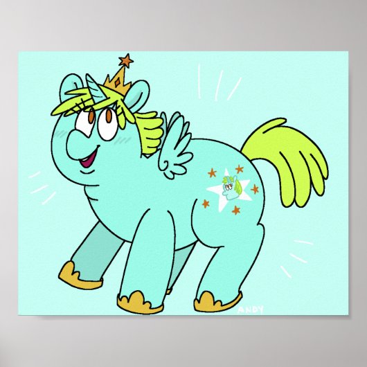 Mijn kleine Pony Alicorn Whoa Nelly Poster (Voorkant)