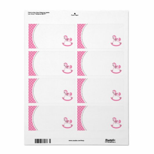 Mijn kleine Pony naamplaatje Etiket (Full Sheet)