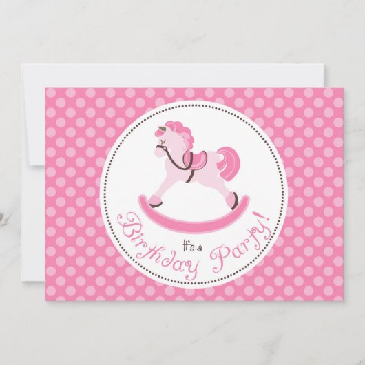 Mijn kleine Pony Uitnodigingsfotokaart 5 Kaart (Voorkant)