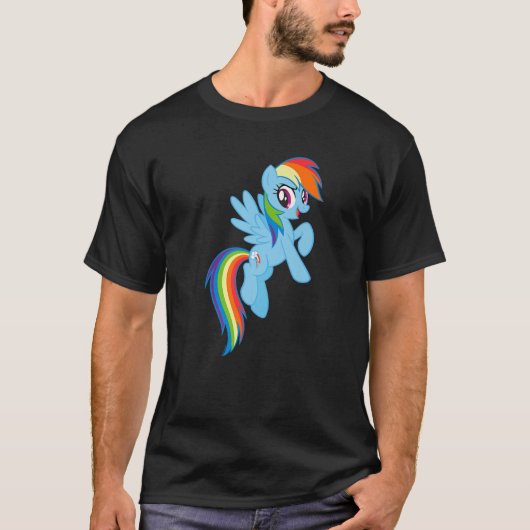 Mijn kleine Pony-vriendschap is Magic Big Rainbow T-shirt (Voorkant)
