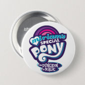 Mijn Kleine Prepotente Ronde Button 7,6 Cm (Voorkant /achterkant)
