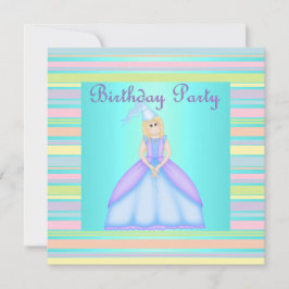 MIJN KLEINE PRINCESS BIRTHDAY PARTIJ INVITATIE2 KAART