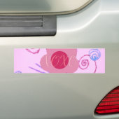 Mijn kleine prinses: Baby roze vector Inspirerend Bumpersticker (Op auto)