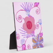 Mijn kleine prinses: Baby roze vector Inspirerend Fotoplaat (Zijkant)