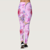 Mijn kleine prinses: Baby roze vector Inspirerend Leggings (Achterkant)