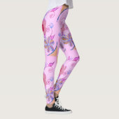 Mijn kleine prinses: Baby roze vector Inspirerend Leggings (Rechts)