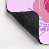 Mijn kleine prinses: Baby roze vector Inspirerend Muismat (Hoek)