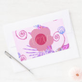 Mijn kleine prinses: Baby roze vector Inspirerend Rechthoekige Sticker (Envelop)