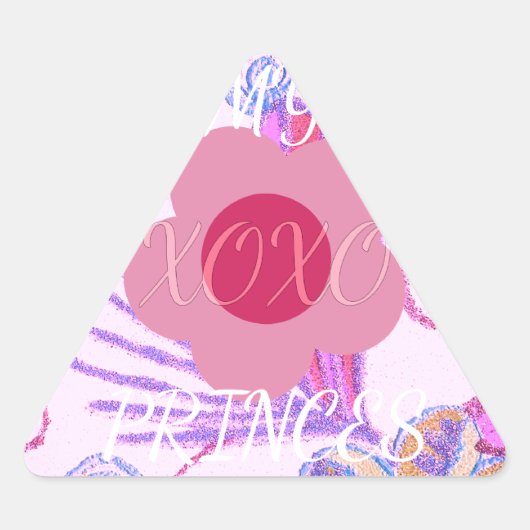 Mijn kleine prinses: Baby roze vector Inspirerend Sticker (Voorkant)