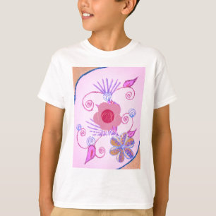 Mijn kleine prinses: Baby roze vector Inspirerend T-shirt