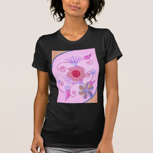Mijn kleine prinses: Baby roze vector Inspirerend T-shirt (Voorkant)