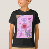 Mijn kleine prinses: Baby roze vector Inspirerend T-shirt (Voorkant)