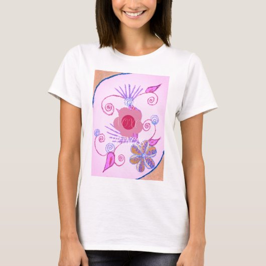 Mijn kleine prinses: Baby roze vector Inspirerend T-shirt (Voorkant)