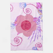 Mijn kleine prinses: Baby roze vector Inspirerend Theedoek (Verticaal)