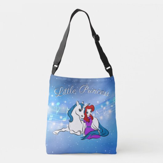 Mijn kleine prinses crossbody tas (Achterkant)