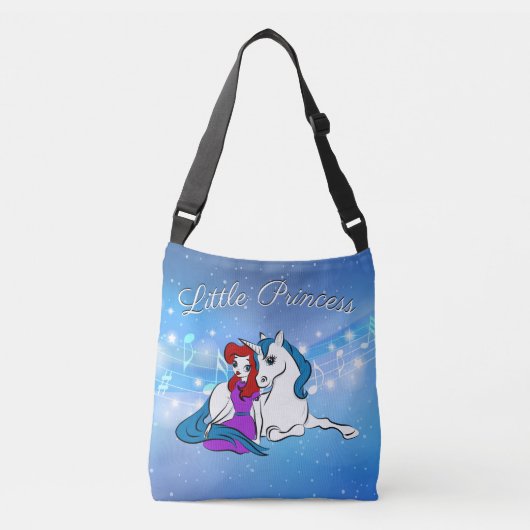 Mijn kleine prinses crossbody tas (Voorkant)