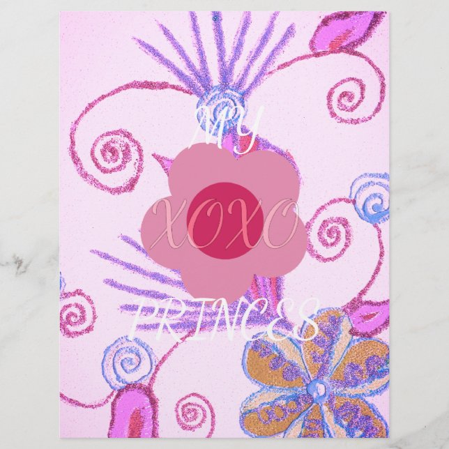 Mijn kleine prinses ik hou van je XOXO (Voorkant)