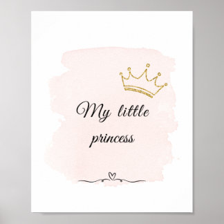 Mijn kleine prinses poster