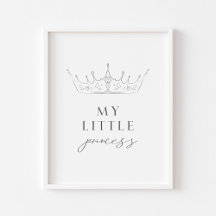 Mijn kleine prinses print