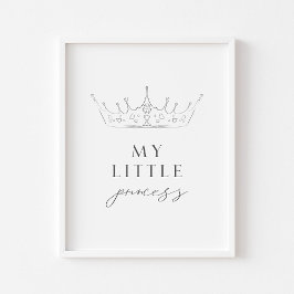 Mijn kleine prinses print