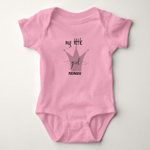 Mijn Kleine Prinses Roze Romper